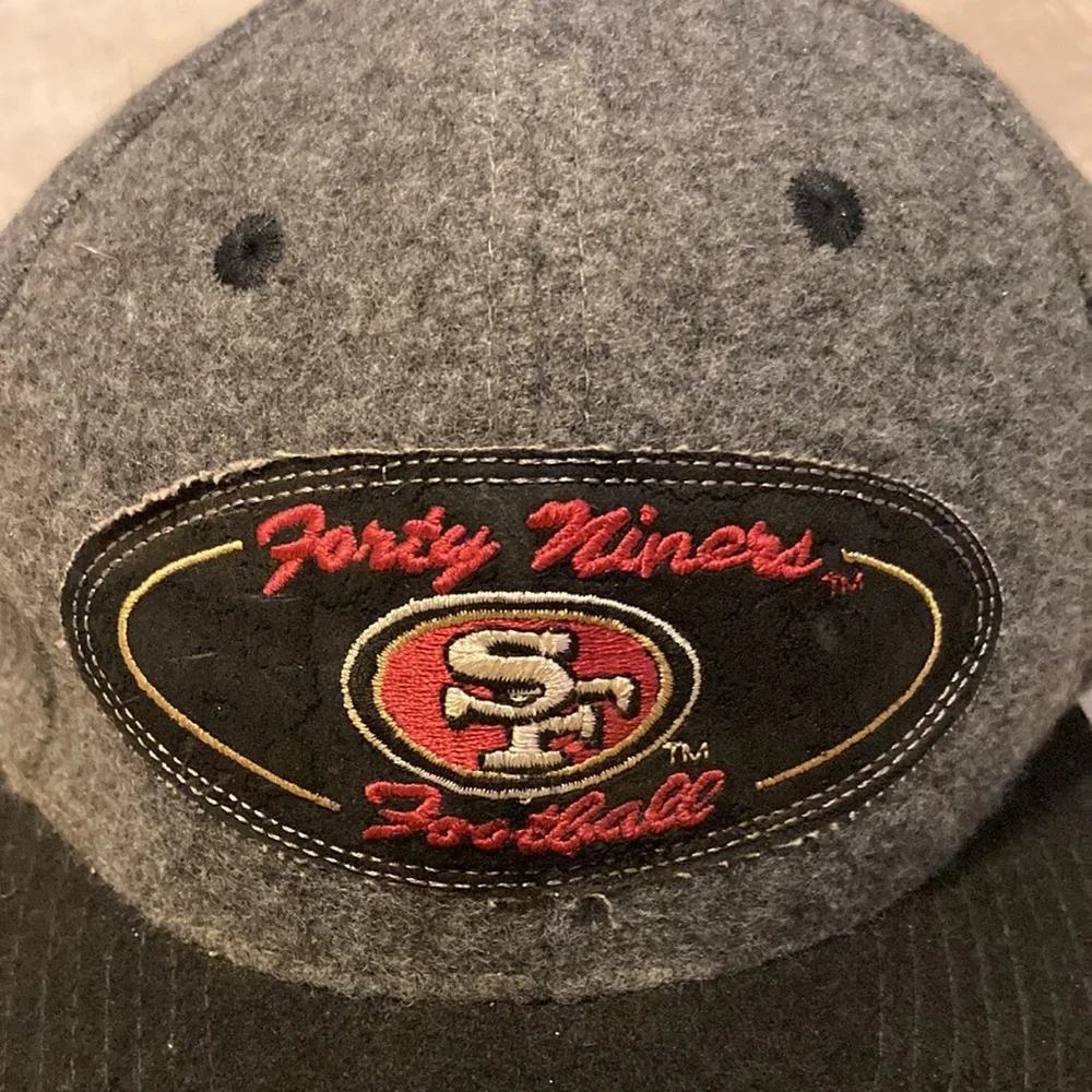 Vintage Sports Specialties 49ers Wool Leather Adjustable Hat